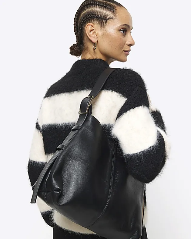 River Island leather slouch tote bag< Bags, Purses & Luggage