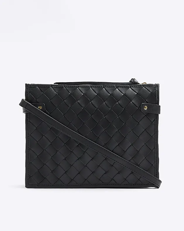 River Island leather weave cross body bag< Bags, Purses & Luggage