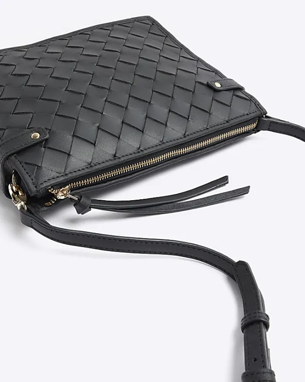 River Island leather weave cross body bag< Bags, Purses & Luggage