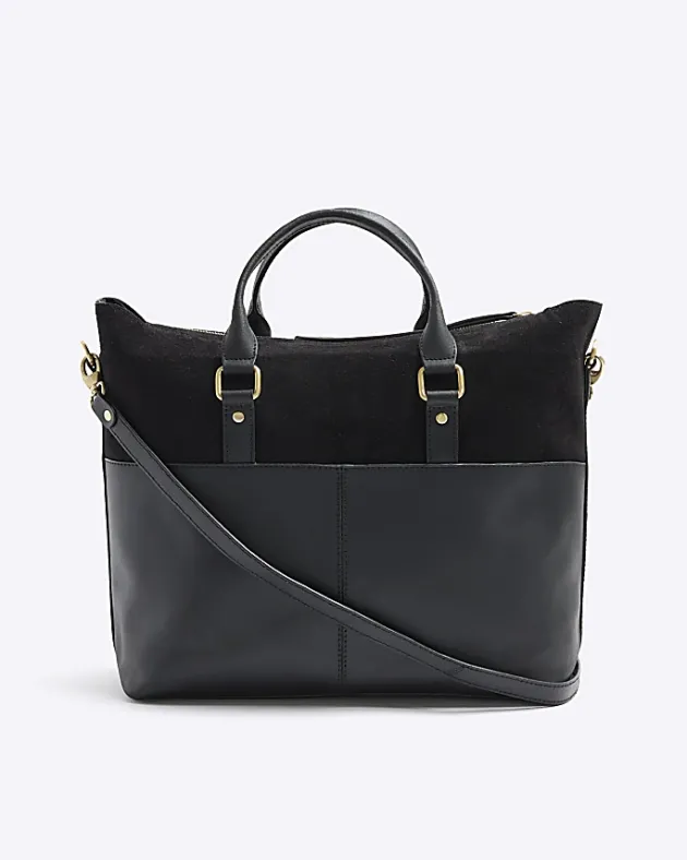 River Island leather weave shopper bag< Bags, Purses & Luggage