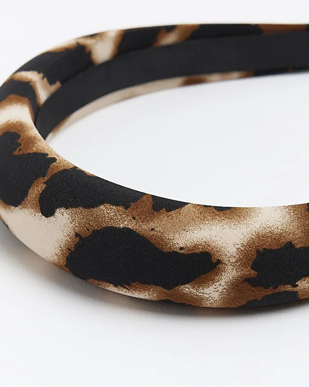 River Island leopard print head band< Accessories