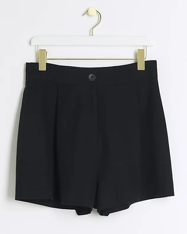 River Island linen blend high waisted shorts< Shorts
