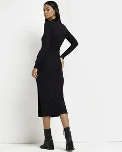 River Island long sleeve bodycon midi dress< Dresses