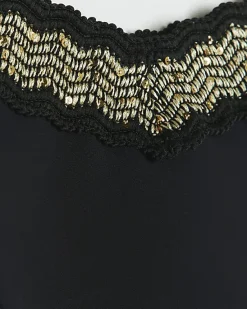 River Island low rise sequin elastic bikini bottoms< Swimwear & Beachwear