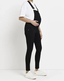 River Island maternity denim dungarees< Maternity