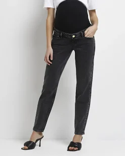 River Island mid rise maternity mom jeans< Maternity