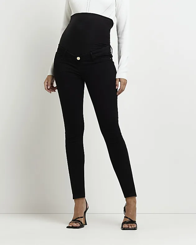 River Island Molly mid rise maternity skinny jeans< Maternity