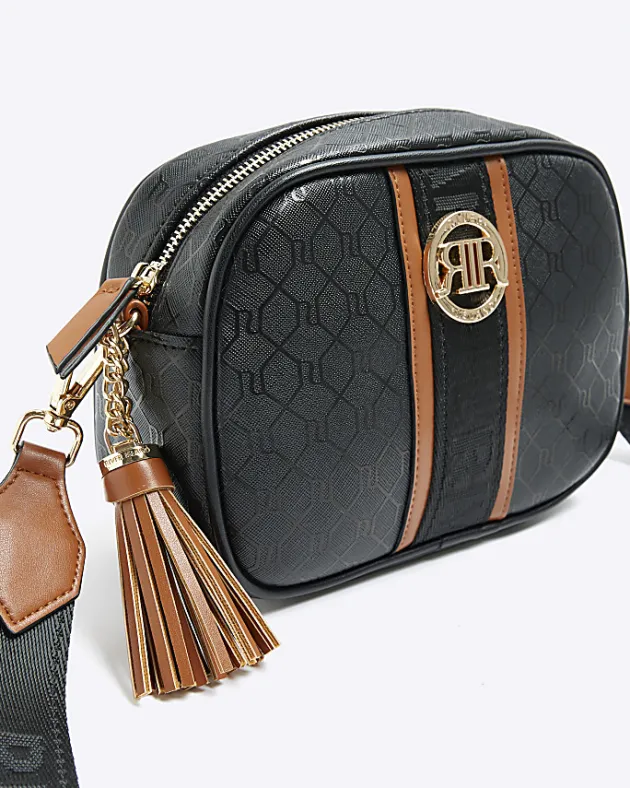 River Island monogram cross body bag< Bags, Purses & Luggage