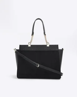 River Island monogram panel zip tote bag< Bags, Purses & Luggage