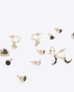 River Island moon and star earrings multipack< Jewellery
