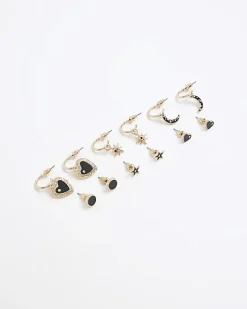 River Island moon and star earrings multipack< Jewellery