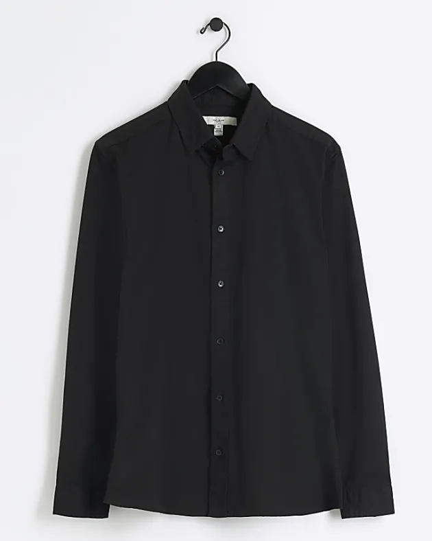 River Island Muscle Fit Oxford Smart Shirt< Shirts