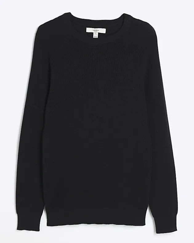 River Island muscle fit rib jumper< Jumpers & Cardigans