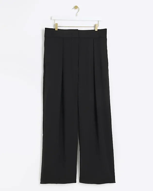 River Island pleated wide leg trousers< Trousers