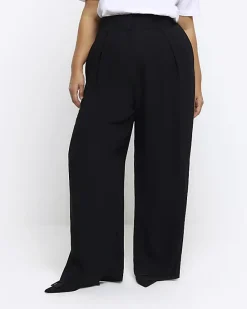 River Island pleated wide leg trousers< Trousers
