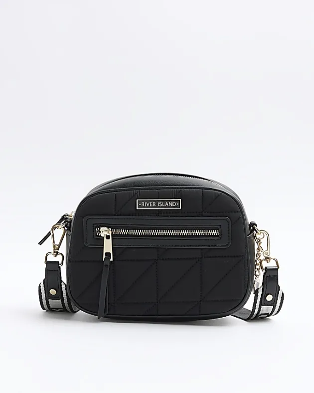 River Island quilted camera cross body bag< Bags, Purses & Luggage