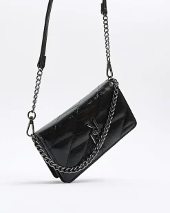 River Island quilted chain cross body bag< Bags, Purses & Luggage