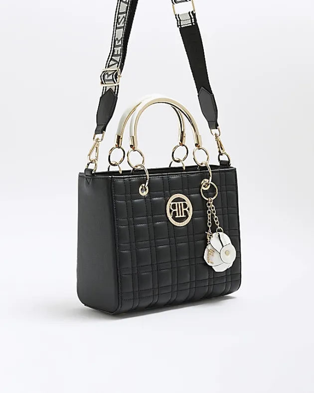 River Island quilted corsage tote bag< Bags, Purses & Luggage