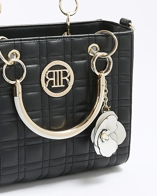 River Island quilted corsage tote bag< Bags, Purses & Luggage