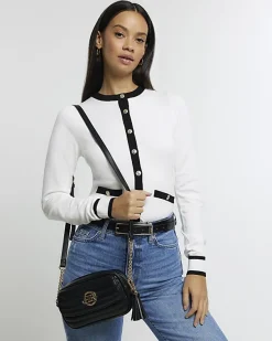 River Island quilted flap front cross body bag< Bags, Purses & Luggage
