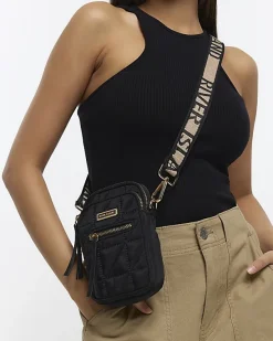 River Island quilted phone holder bag< Bags, Purses & Luggage