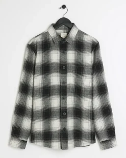 River Island regular fit check shirt< Shirts