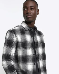 River Island regular fit check shirt< Shirts