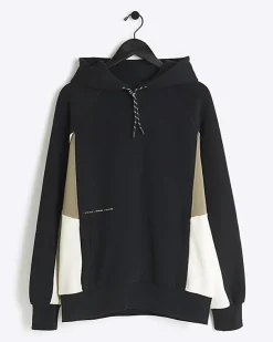 River Island regular fit colour block hoodie< Hoodies & Sweatshirts