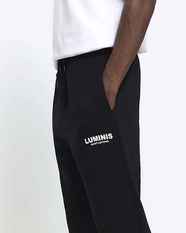 River Island regular fit graphic joggers< Tracksuits