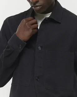 River Island regular fit pocket overshirt< Shirts