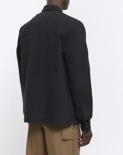 River Island regular fit pocket overshirt< Shirts