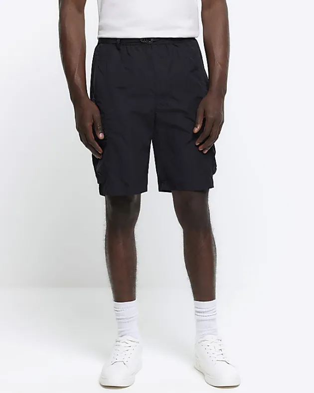 River Island regular fit utility cargo shorts< Shorts