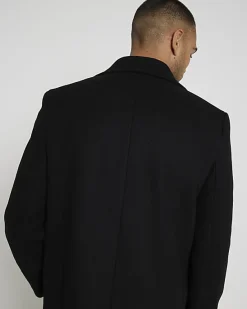 River Island regular fit wool blend premium coat< Essentials