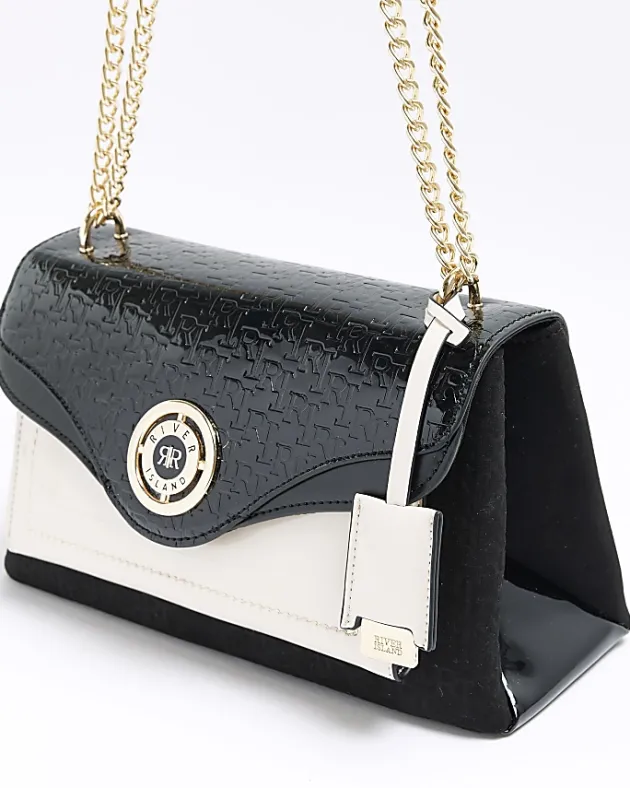River Island RI embossed chain shoulder bag< Bags, Purses & Luggage
