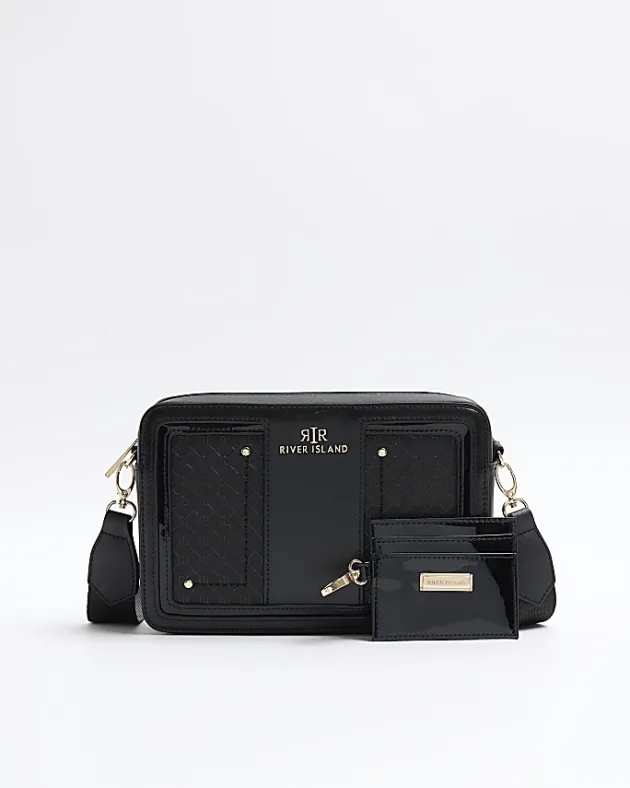River Island RI monogram boxy cross body bag< Bags, Purses & Luggage
