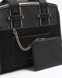 River Island RI monogram webbing tote bag< Bags, Purses & Luggage