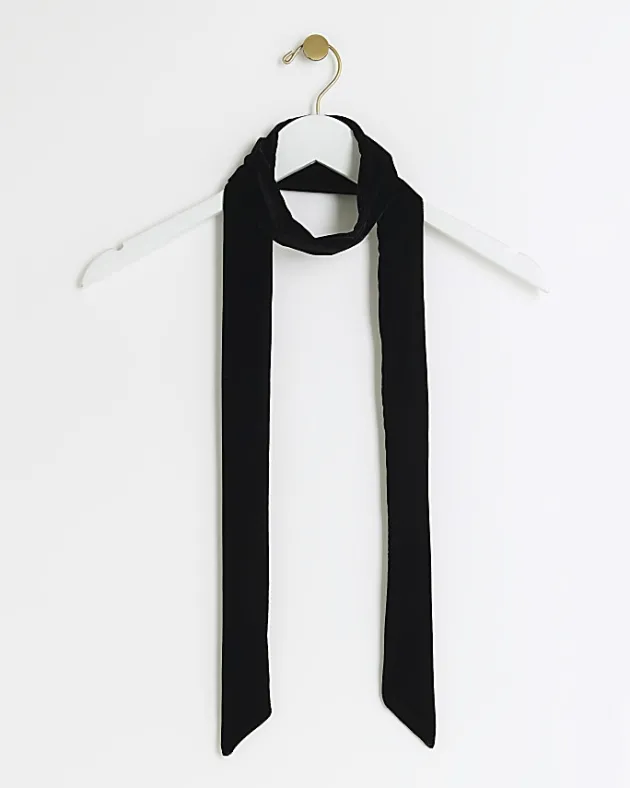 River Island RI Studio velvet scarf< Accessories