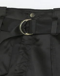 River Island Satin Belted Paperbag Trousers< Trousers