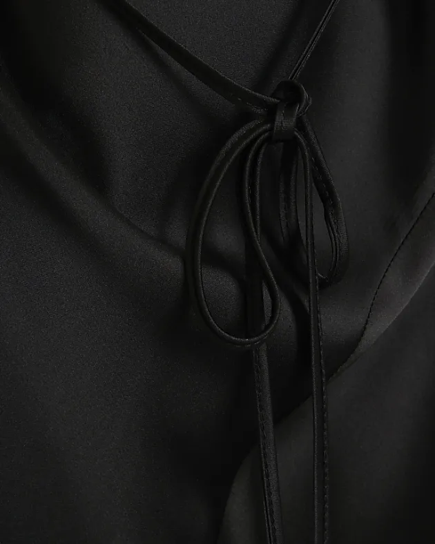 River Island satin belted slip midi dress< Dresses