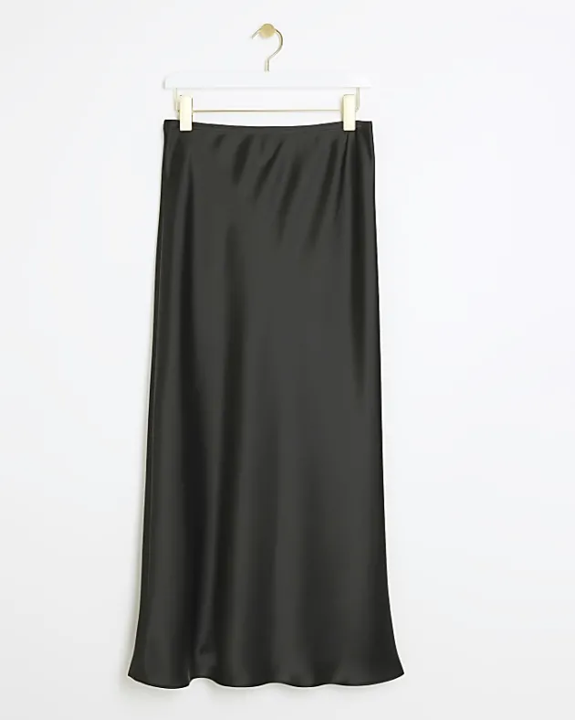 River Island Satin Midi Skirt< Skirts