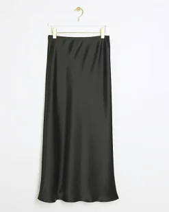 River Island Satin Midi Skirt< Skirts