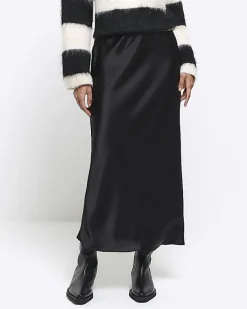 River Island Satin Midi Skirt< Skirts