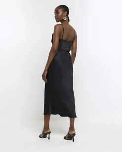 River Island satin strap slip midi dress< Dresses