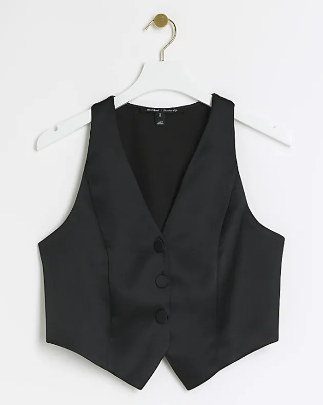 River Island satin waistcoat< Suits & Tailoring