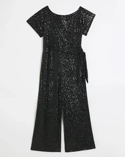 River Island sequin tie side jumpsuit< Jumpsuits & Playsuits