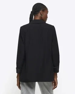 River Island shawl collar roll sleeve blazer< Suits & Tailoring