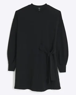 River Island Side Tie Sweat Mini Dress< Loungewear
