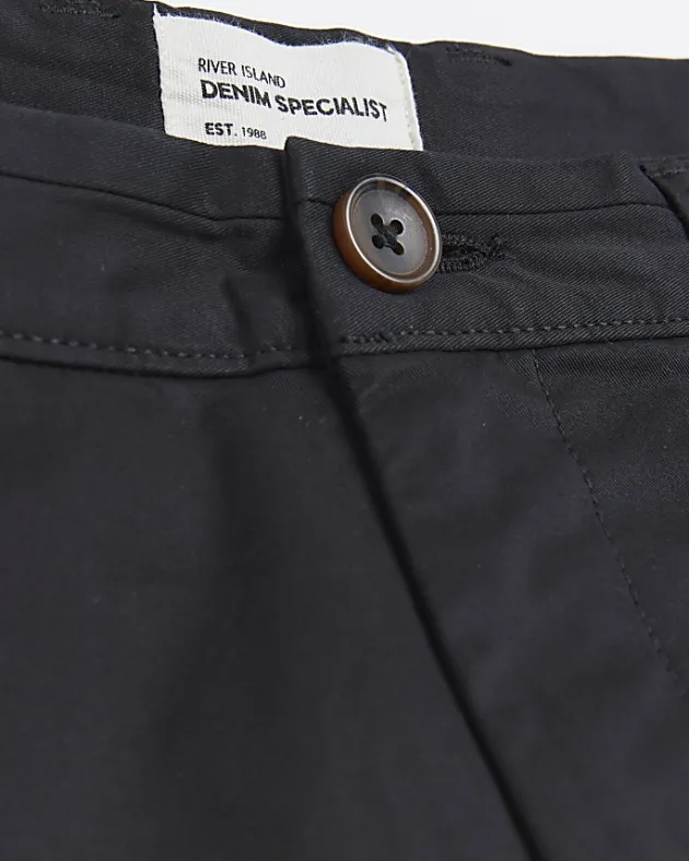 River Island slim fit casual chino trousers< Trousers