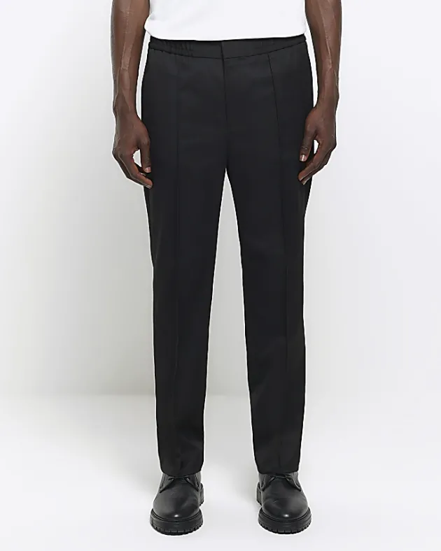 River Island slim fit smart joggers< Trousers