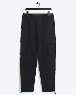 River Island slim fit smart techy cargo trousers< Trousers